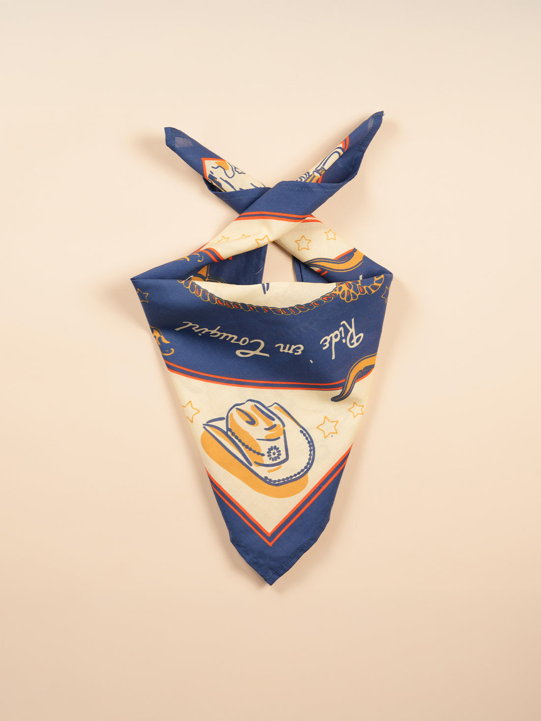 Vintage bandanas by Hankeys, Western style bandana headbands or dog bandanas. This premium cotton bandana is perfect for hiking, ranching, and everyday adventure. Retro hand-drawn designs are the perfect accessories.