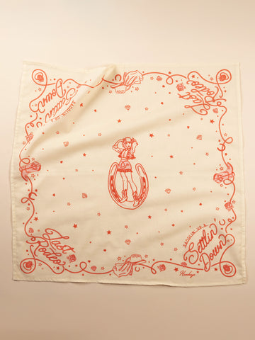 Vintage bandanas by Hankeys, western bandana headbands or dog bandanas. This premium cotton bandana is perfect for rodeos, western style, festivals, and everyday adventure. Retro hand-drawn designs are the perfect accessories.